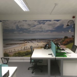 Printed Wallpaper - Lyme Bay Holiday