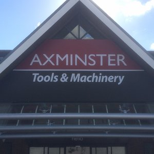 Axminster Tools custom light box sign