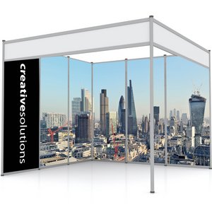 Shell Clad Exhibition Stand