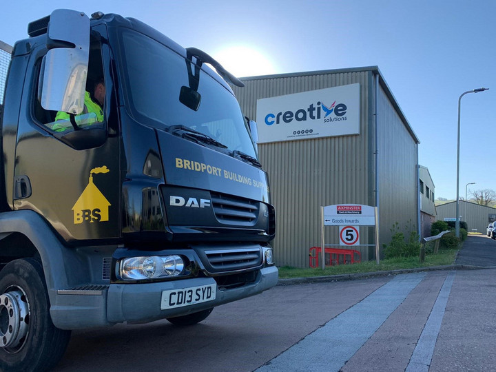 Lorry Cab Wrap for Bridport Building Supplies