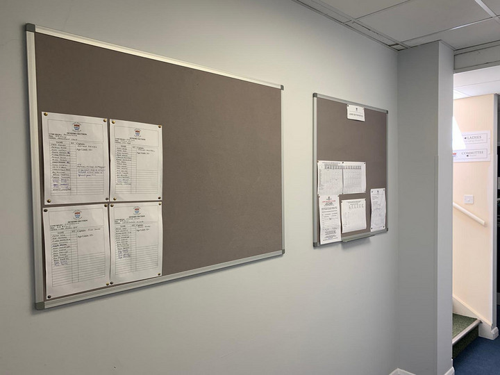 Custom Felt Notice Boards for Lyme Regis Golf Club