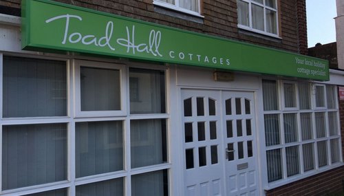 Lightbox Signage for Toad Hall Cottages