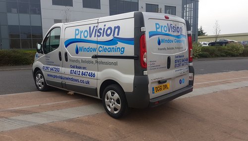 Van Signwriting for Pro Vision Window Cleaning