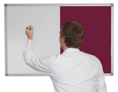 Whiteboard and notice board