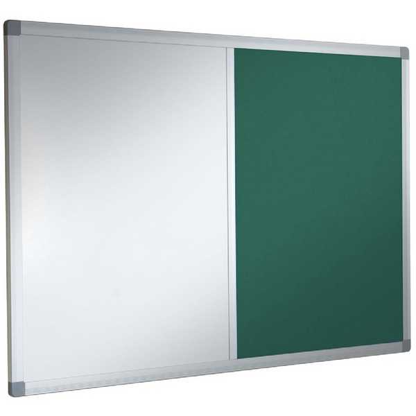Combination Magnetic Whiteboard With Camira Cara Fabric