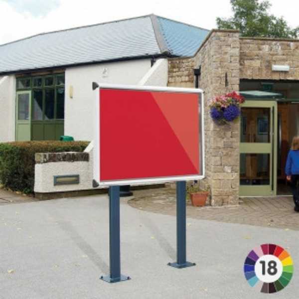 Shield® Post Mounted Noticeboard