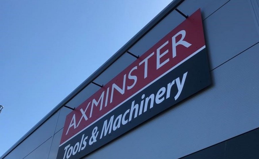 Retail Signage for Axminster Tools, North Shields
