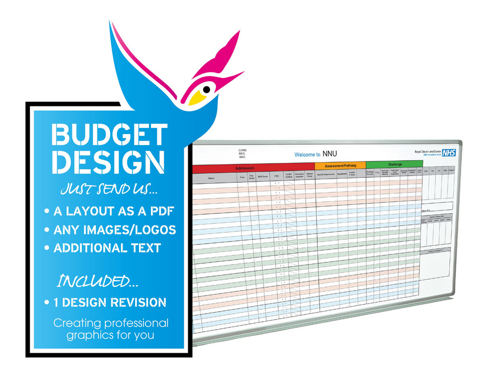 Graphic Design Service Custom Printed Whiteboards