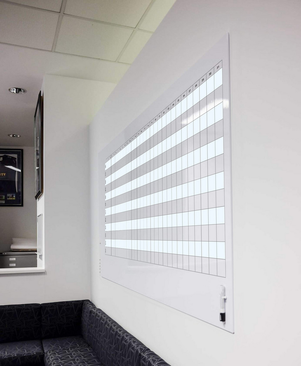 Printed Frameless Whiteboards