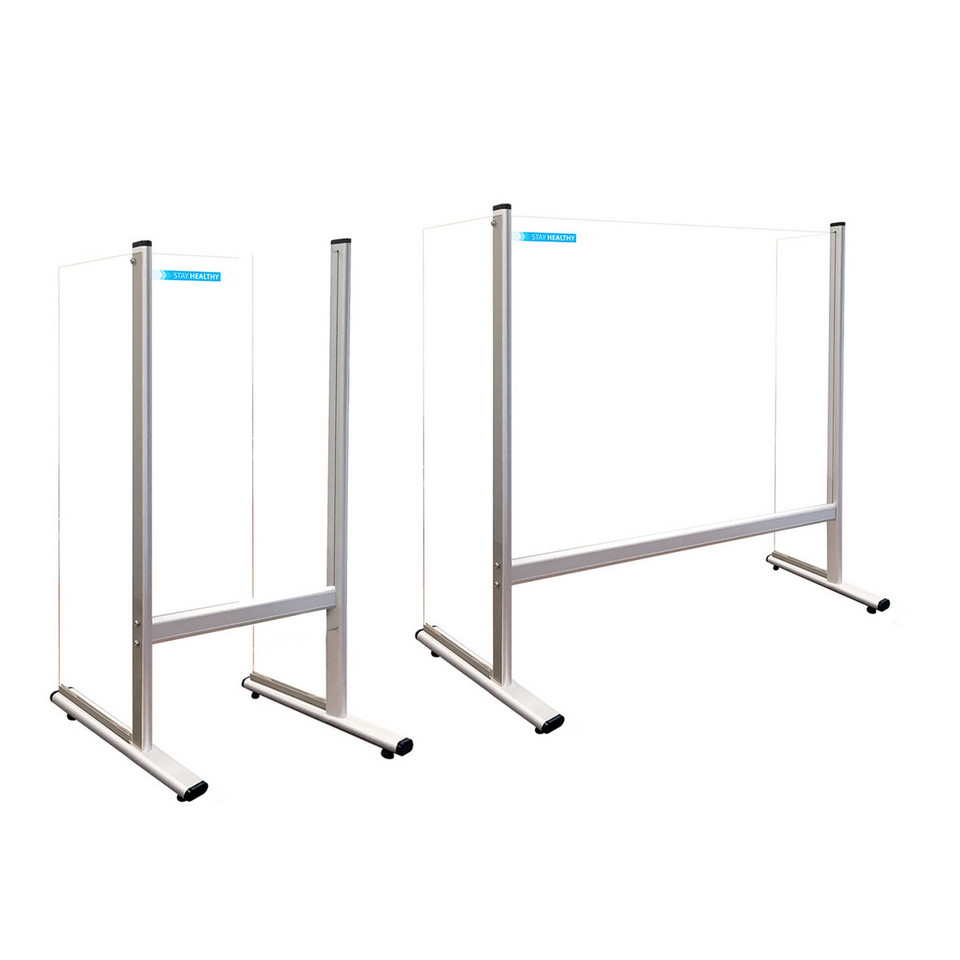 Desk / Counter Divider Anti Viral Protective Screen with Sides